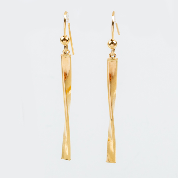 ÖRHÄNGEN, 1 par, 18k guld, 1900-/2000-tal