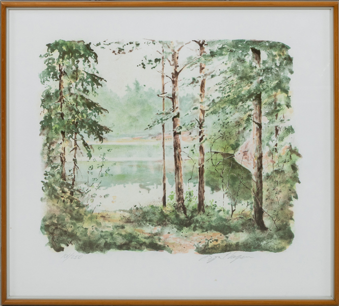 BJÖRN EKEGREN (född 1955), färglitografi, signerad och numrerad 101/250