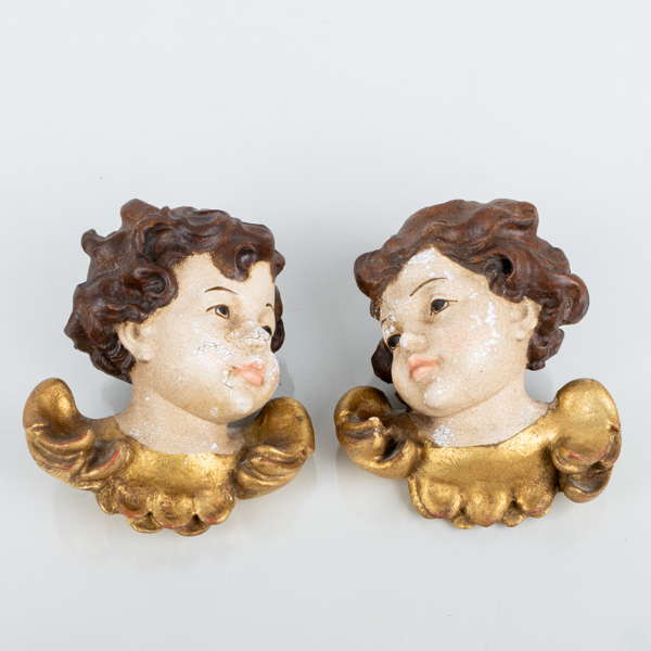 FIGURER, 1 par, bemålade, 1900-talets andra hälft 