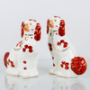 ARTHUR WOOD, 2 st, figurer, flintgods, England, 1900-tal