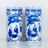 PENSELVASER, 1 par, porslin, Kina, 1900-tal