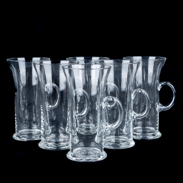  HEIKKI ORVOLA, 6 st irish coffeeglas, Arabia, Finland