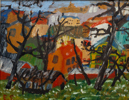 ERIC STÅHL (1918-1999), tillskriven, olja på pannå, monogramsignerad