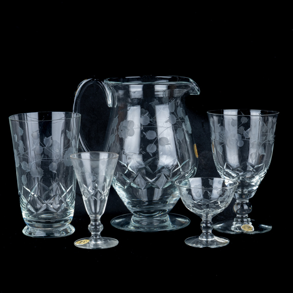 GLASSERVIS, 44 del, EGK Glassliperi, Kosta, 1900-talets första hälft
