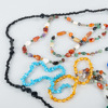 SAMLING HALSBAND, sten och glas, 1900-tal
