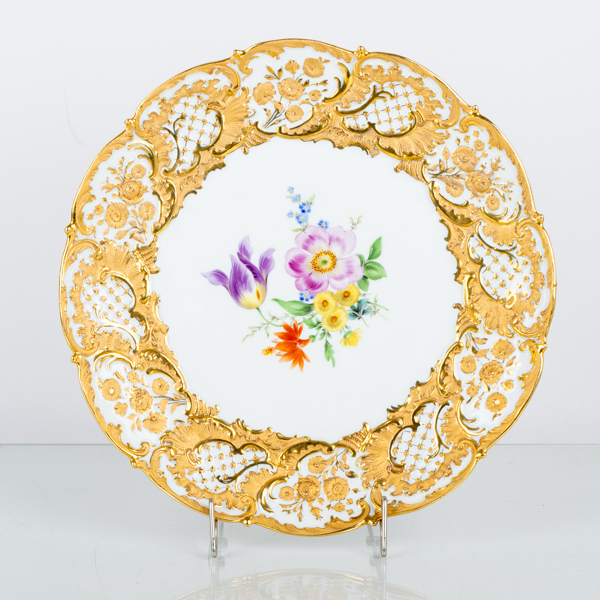 TALLRIK, porslin, Meissen, Tyskland, 1900-talets första hälft