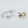 ARMBAND OCH RING, silver, 1900-tal