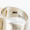 ARMBAND OCH RING, silver, 1900-tal