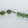 COLLIER MED HÄNGE, jade och sterlingsilver, 1900-tal