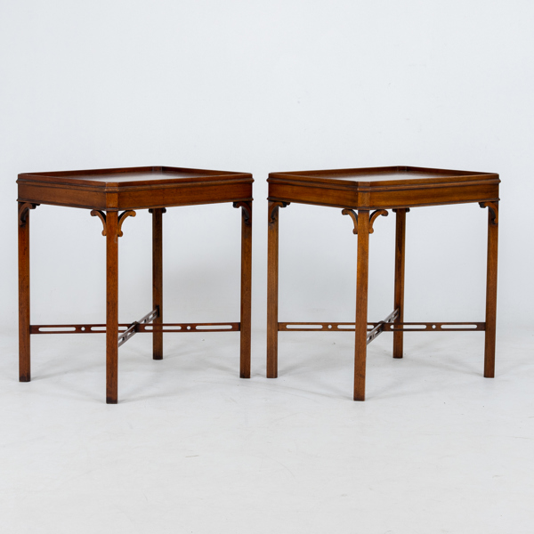 SIDOBORD, 1 par, mahogny, Nordiska Kompaniet, 1900-talets mitt