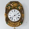 VÄGGUR, bemålad metall, 1800-tal