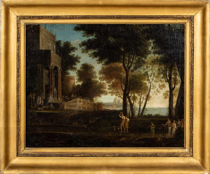 OKÄND KONSTNÄR, olja på duk, 1700-/1800-tal