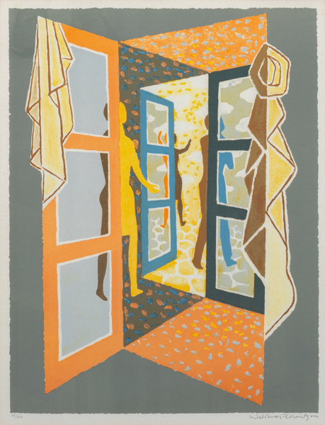 WALDEMAR LORENTZON (1899-1984), färglitografi, signerad och numrerad 32/350
