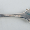 KAFFESKEDAR, 6 st, silver, svenska stämplar 1955