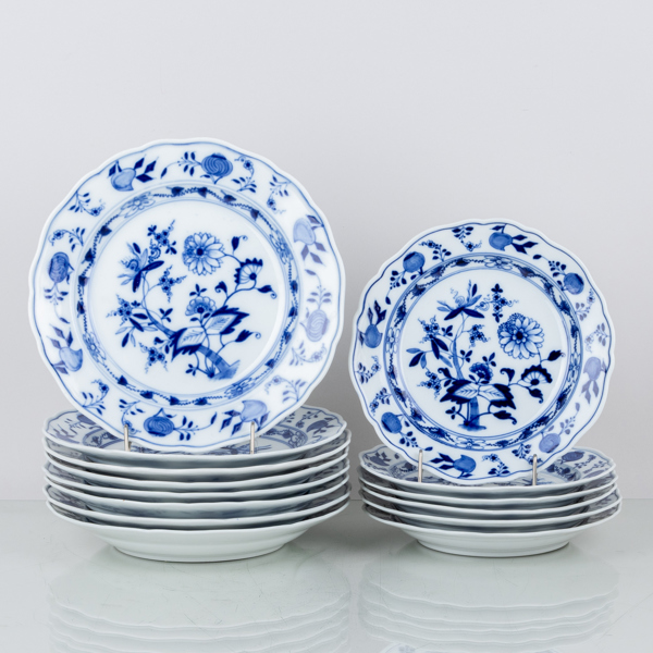 MATTALLRIKAR OCH FÖRRÄTTSTALLRIKAR, 14 del, porslin, Meissen, 1900-tal