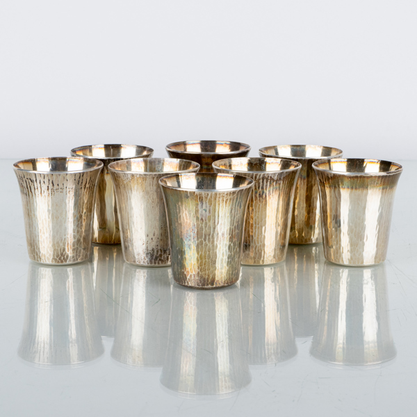 SUPKOPPAR, 8 st, silver, 1900-tal