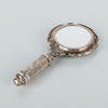 HANDSPEGEL / PUDERDOSA, silver, 1900-talets första hälft