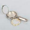 HANDSPEGEL / PUDERDOSA, silver, 1900-talets första hälft