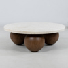 EDIN & LINA KJELLVERTZ, soffbord, "Sphere Round", Dusty Deco, samtida