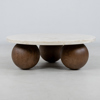 EDIN & LINA KJELLVERTZ, soffbord, "Sphere Round", Dusty Deco, samtida