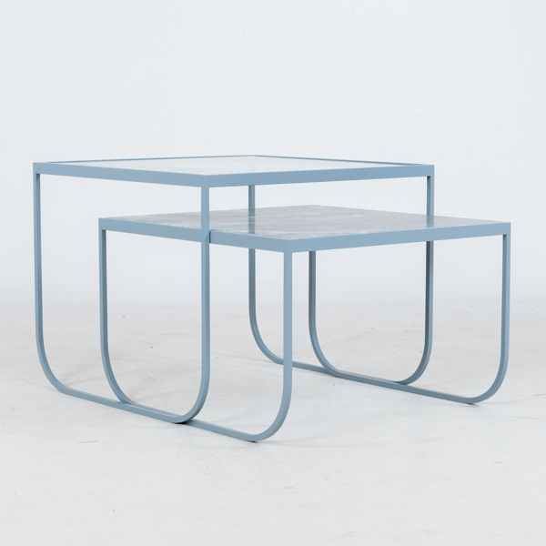 BROBERG & RIDDERSTRÅLE, soffbord, 2 del, "Tati", Asplund, samtida