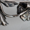 SMYCKEN, 3 st, silver och vita stenar, 1900-talets första hälft