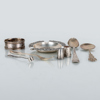 SAMLING SILVERFÖREMÅL, 8 st, silver, 1800-/1900-tal