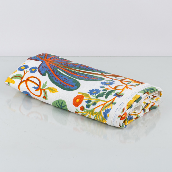 JOSEF FRANK, tyg, linne, "Aralia", Firma Svenskt Tenn