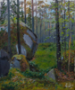 ANSHELM RUNO NILSSON (född ?), olja på duk, signerad