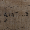 OKÄND KONSTNÄR, olja på duk, dubblerad, sannolikt 1700-tal