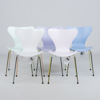 ARNE JACOBSEN, 5 st stolar, "Sjuan", Colour Edition, för Fritz Hansen, tillverkade 2025