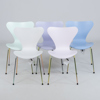 ARNE JACOBSEN, 5 st stolar, "Sjuan", Colour Edition, för Fritz Hansen, tillverkade 2025