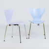 ARNE JACOBSEN, 5 st stolar, "Sjuan", Colour Edition, för Fritz Hansen, tillverkade 2025