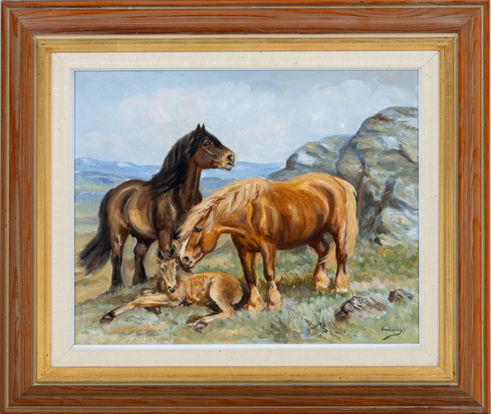 HALVOR GUNHEIM TORSTENSEN (född ?), olja på duk, signerad