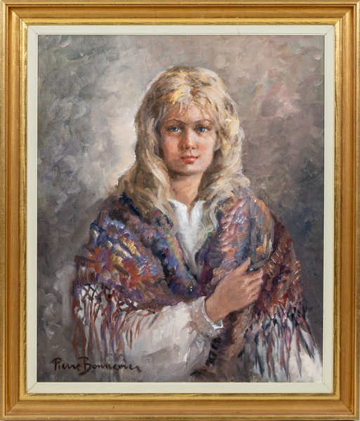 PIERRE BONNEVIER (född ?), olja på duk, signerad