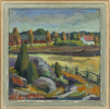 IVAN RING (1899-1969), olja på pannå, monogramsignerad