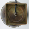 BORDSLAMPOR, 1 par, patinerad brons, art dèco, modell 58, GAB, 1930-tal
