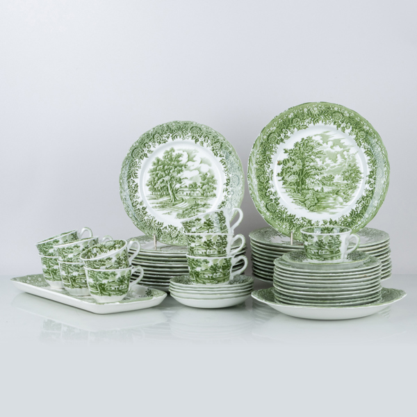 MATSERVIS, 70 del, porslin, Country Style, WH Grindley and Co Ltd., Staffordshire, England