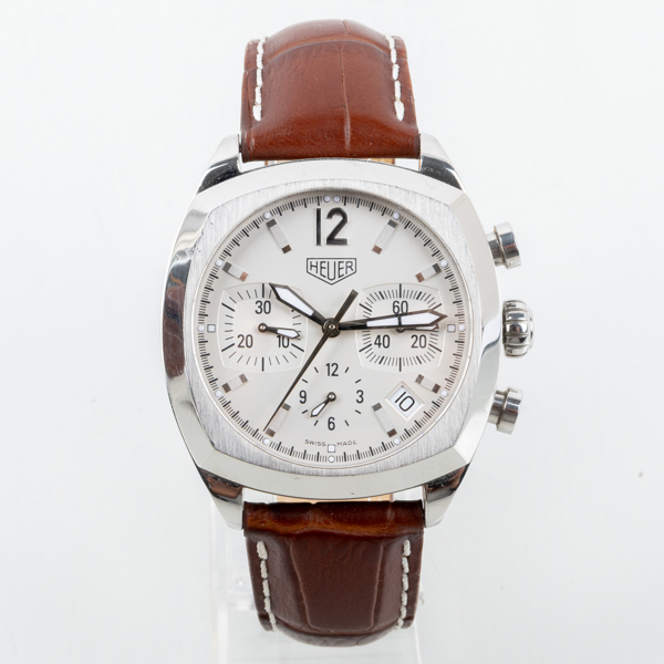 TAG HEUER, herrarmbandsur, Heuer Monza, kronograf, stål, 2000-tal