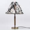 BORDSLAMPA, patinerad mässing, 1900-talets mitt