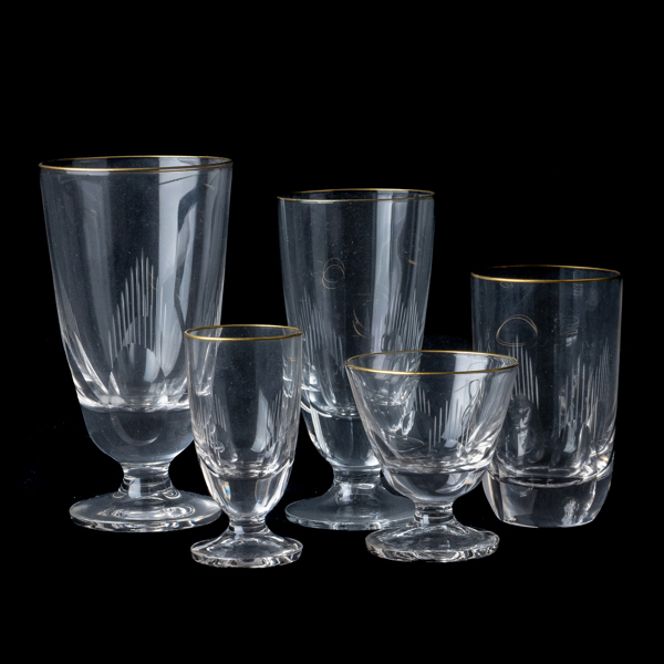 SERVISGLAS, 51 del, Kosta, 1900-talets mitt