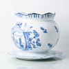 YTTERFODER MED FAT, porslin, Delft, Holland, 1900-talets mitt