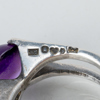 REY URBAN, ring, sterlingsilver, med ametist, Stockholm