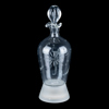 KARAFF / SPELDOSA, glas, 1900-talets andra hälft