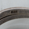 RINGAR, 2 st, silver, bla stämplar GEL, sannolikt 1900-talets andra hälft