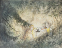 ROBERT HÖGFELDT (1894-1986), akvarell, signerad