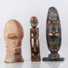 AFRIKANA, 3 del, målat trä, 1900-/2000-tal 