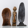 AFRIKANA, 3 del, målat trä, 1900-/2000-tal 