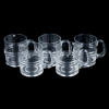 ÖLSEJDLAR, 5 st, glas, "Droppring", Iittala, 1900-talets andra hälft 