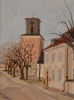UNO DE WOON (1909-1988), olja på pannå, signerad